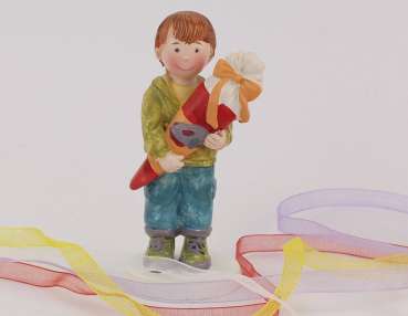 Tischdeko für Kinder - Figur zum Schulanfang, Junge 3